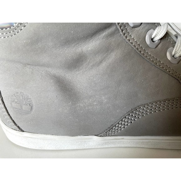 TIMBERLAND, Gray Nubuck Leather Boots, US Women's 7.5 - Picture 7 of 10